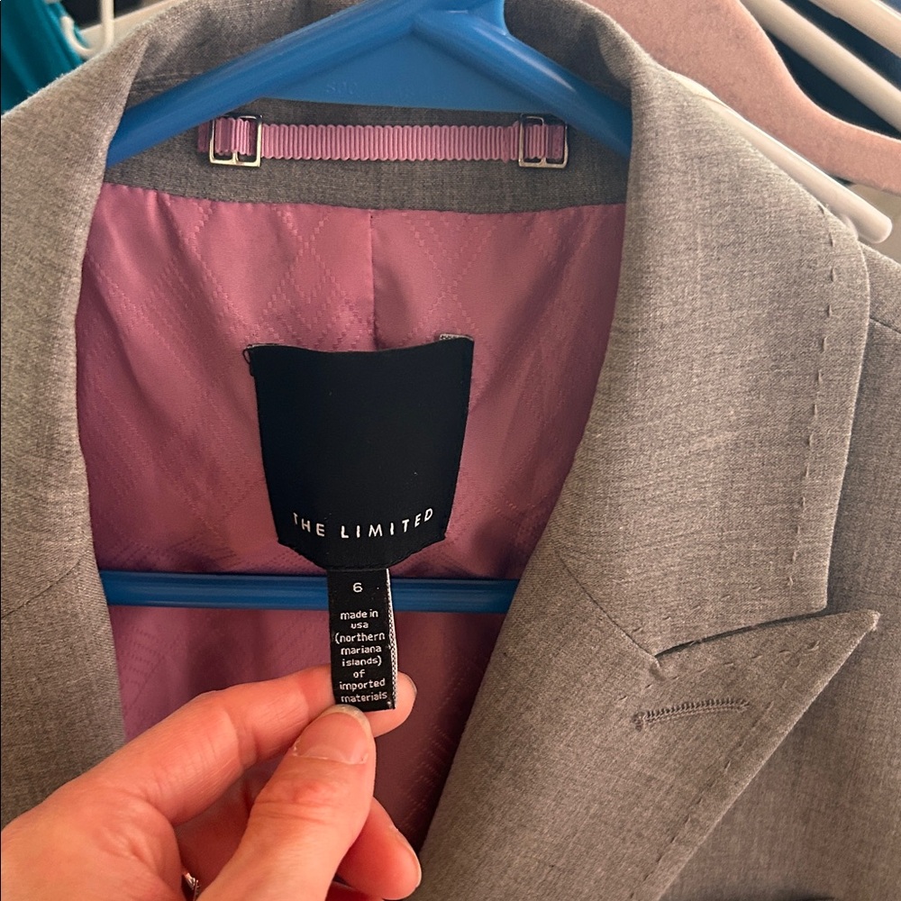 The Limited Light Gray Women’s Blazer